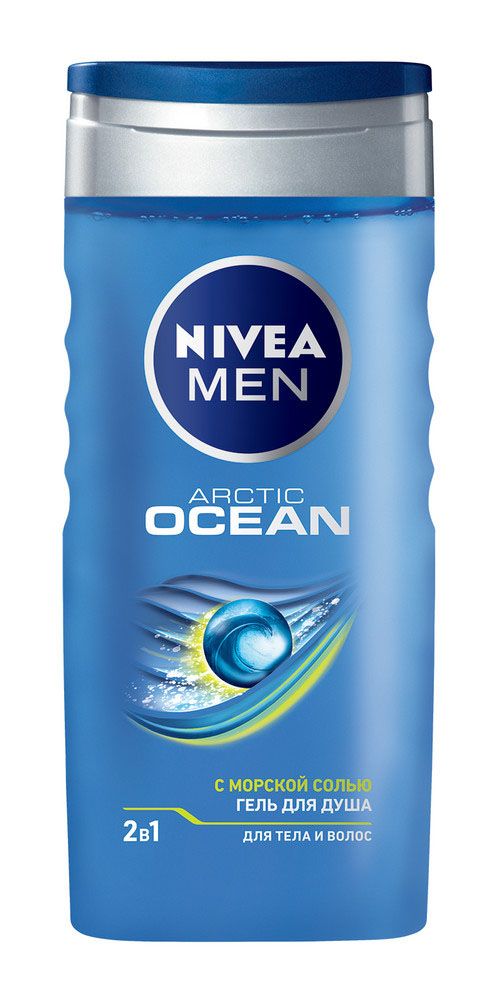 Гель д/душа мужской Nivea Ocean 2в1 250мл