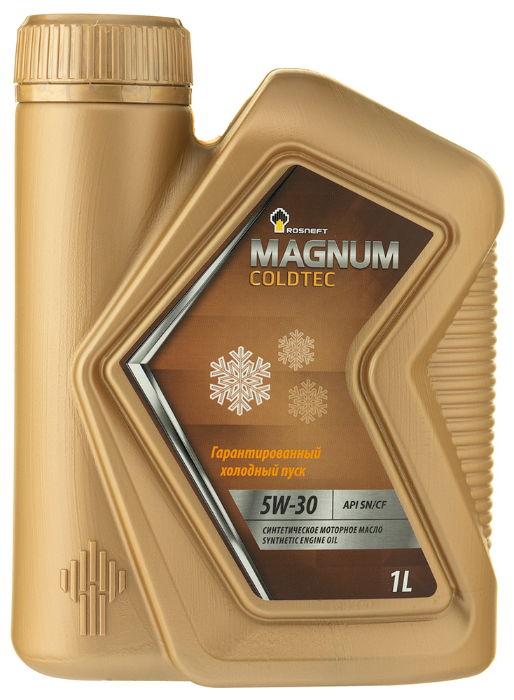 Масло моторное син. Rosneft Magnum Coldtec 5W-30, канистра 1 л