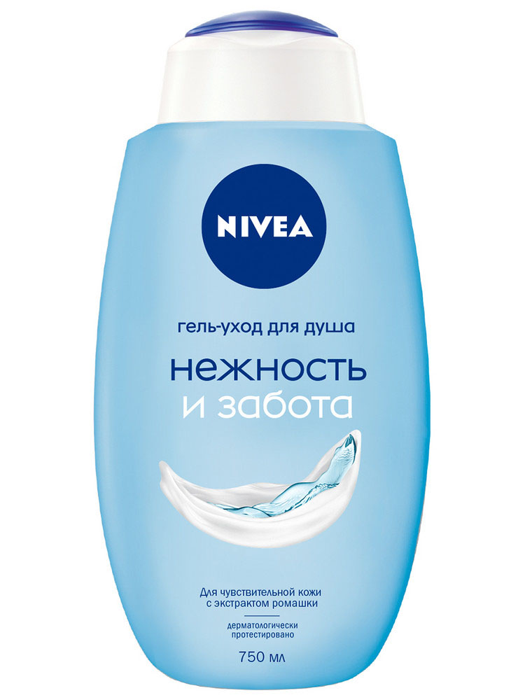 Гель-уход для душа Nivea Нежность и Забота 750 мл