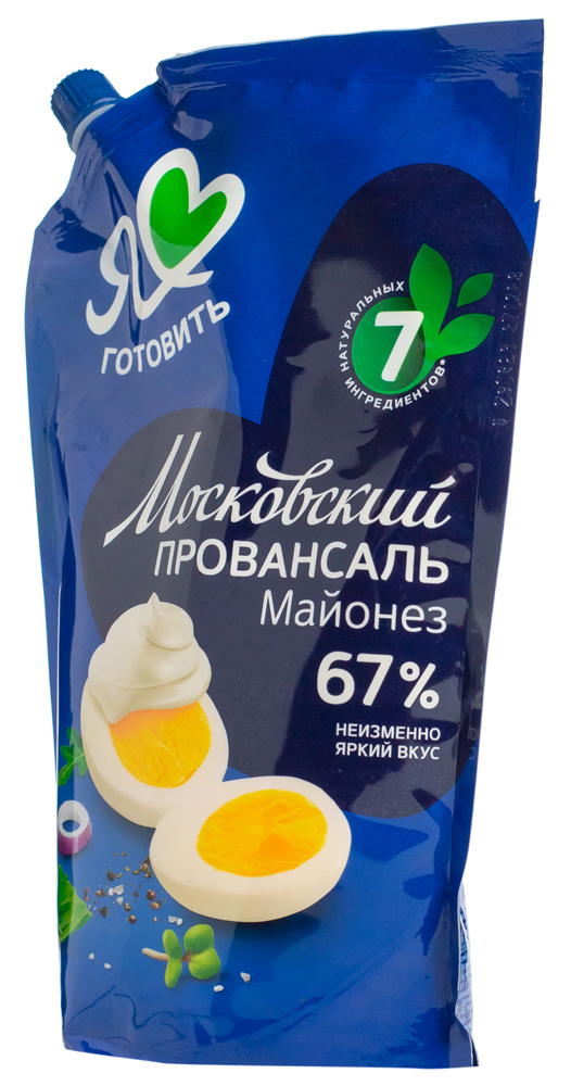 Майонез Я люблю готовить Московский провансаль 67% 672г/700мл д/п