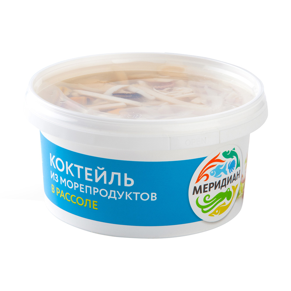 Коктейль из морепродуктов в рассоле Меридиан 180г