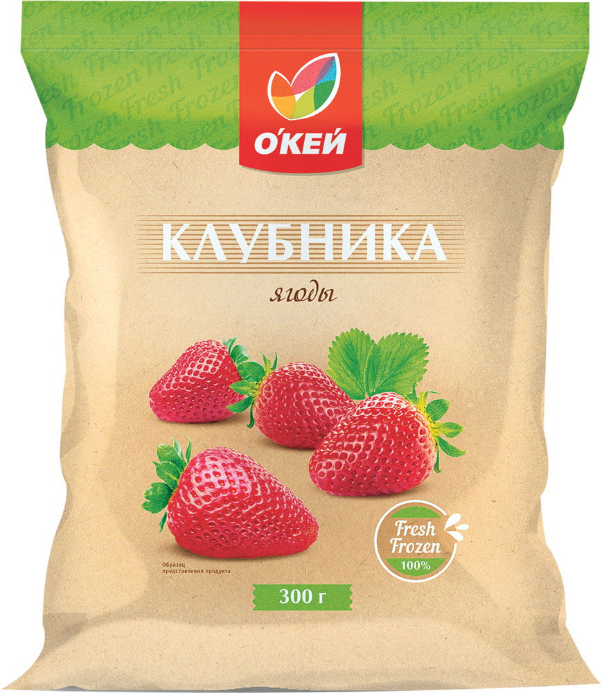 Клубника ОКЕЙ 300г