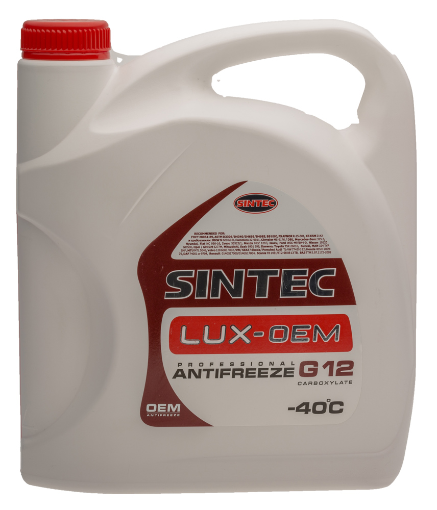 Sintec Antifreeze Luxe G12+ red -40 5кг