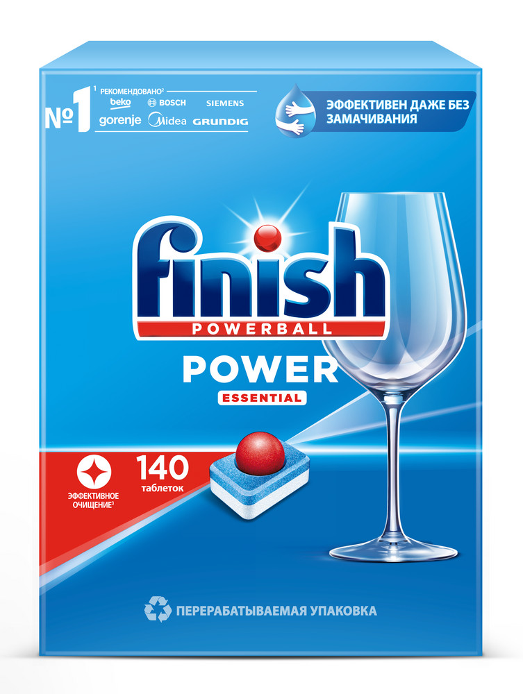 Таблетки д/пмм Finish Power 140шт