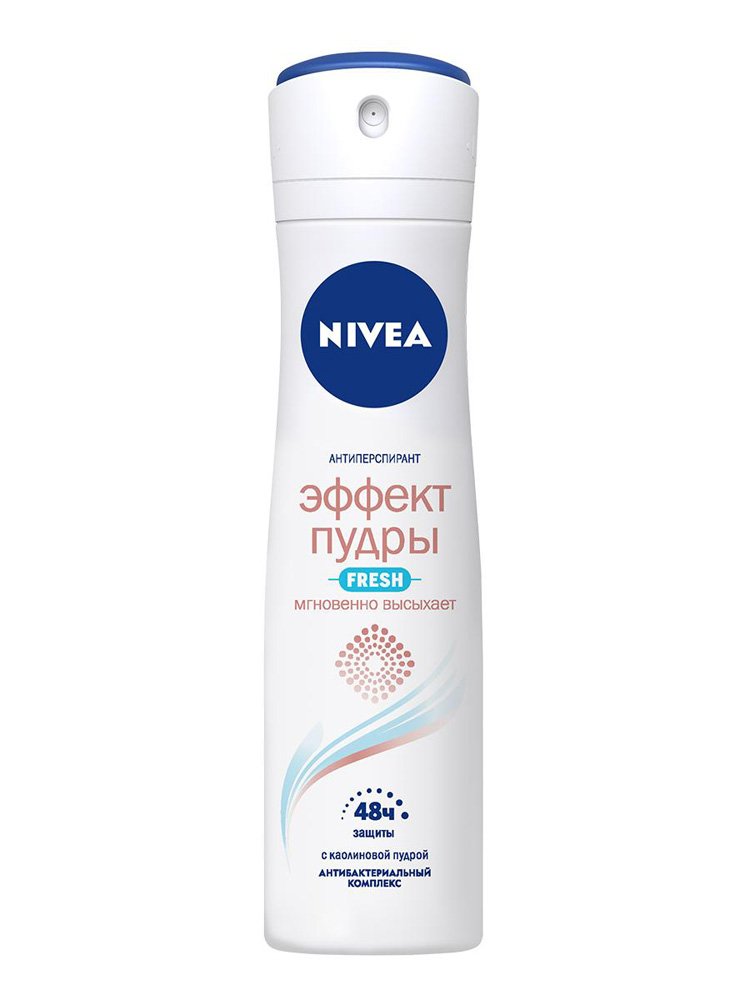 Дезодорант спрей женский Nivea Fresh Эффект Пудры 150мл