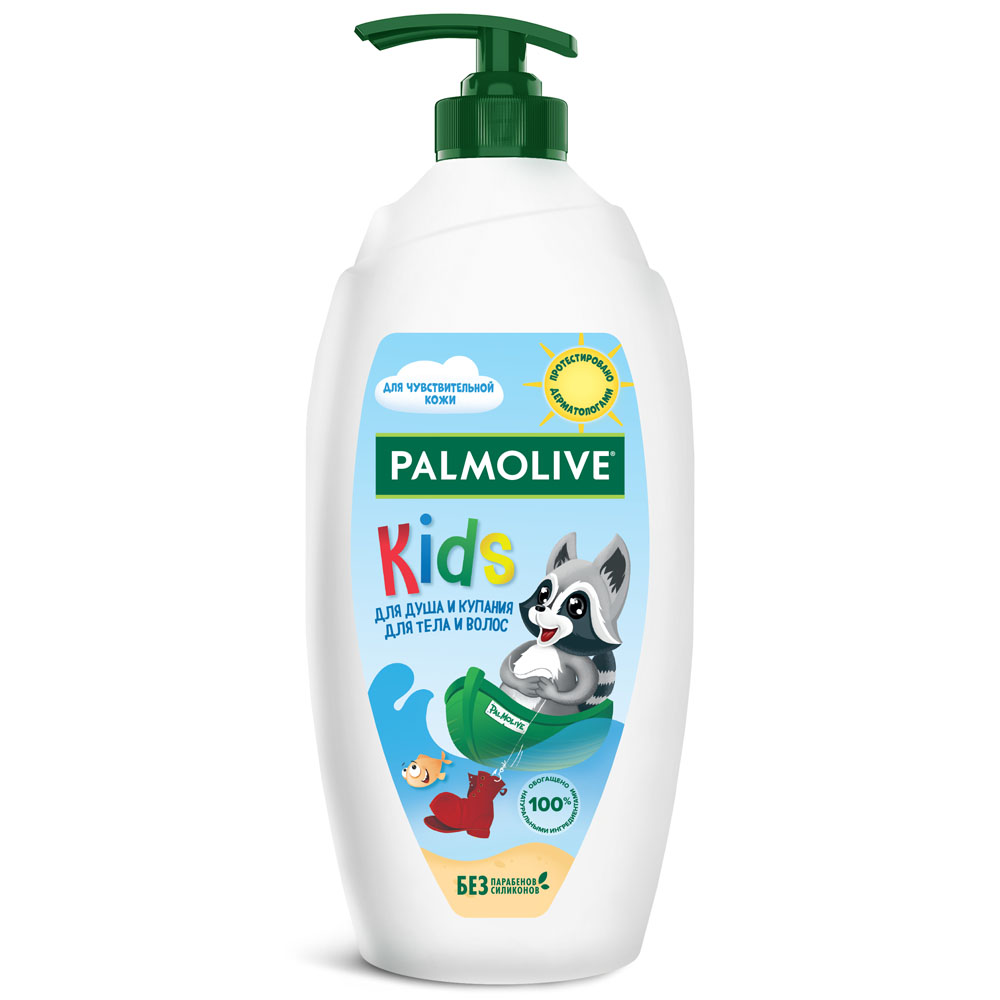 Гель д/душа детский Palmolive Kids с маслом миндаля 600мл 3+