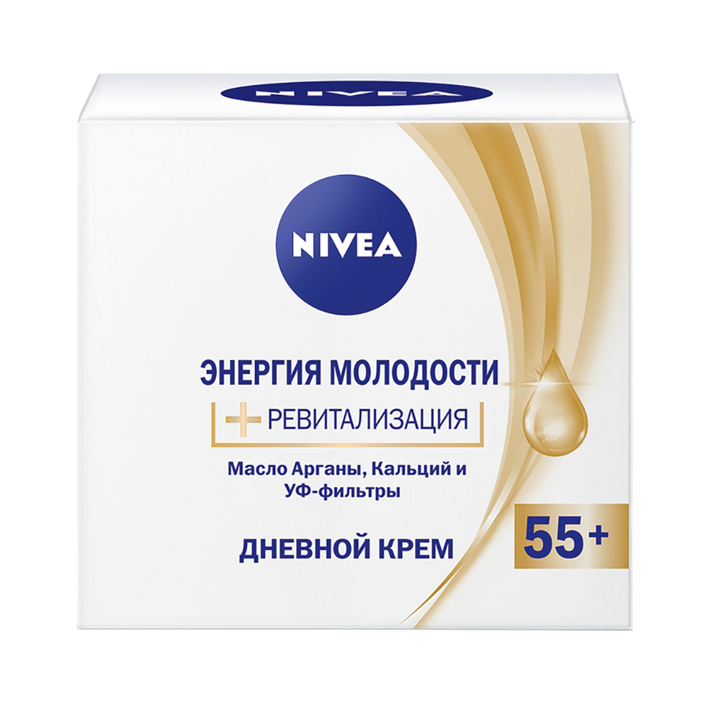 Крем д/лица Nivea Энергия молодости дневной 55+ 50мл